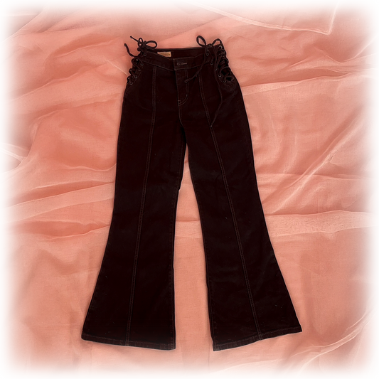 Levi Flare Black Jeans
