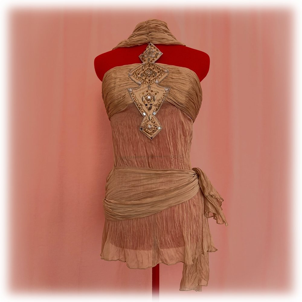Beaded Top with Shawl